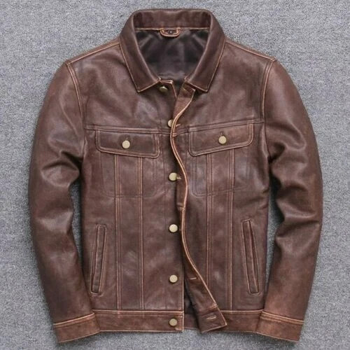 Men real cowhide distressed - men's,