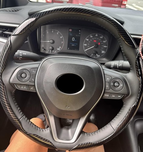Carbon fiber steering wheel - 3x,