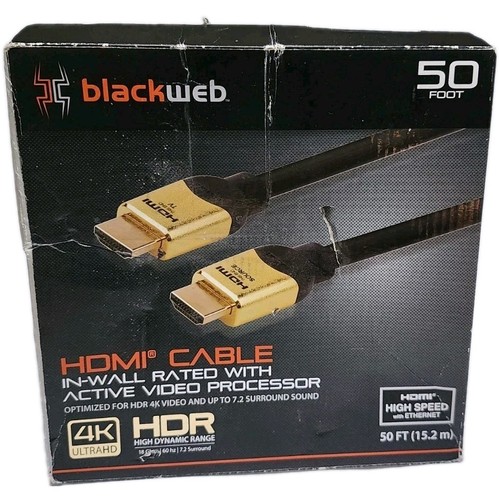 Blackweb hdmi cable - in, wall