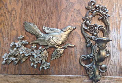 Vtg syroco gold - syroco, bird