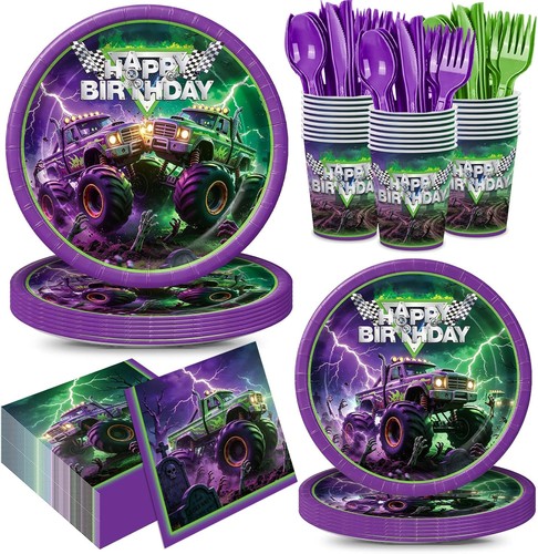 168pcs monster truck - truck, plates