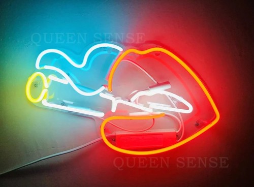 Lips smoking acrylic - lips,