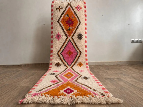 Hand knotted berber - hand, wool
