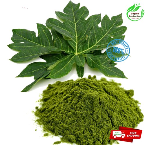 Dehydrated papaya leaves - dehydrated,