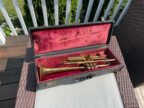 Vintage pladium trumpet - vintage,