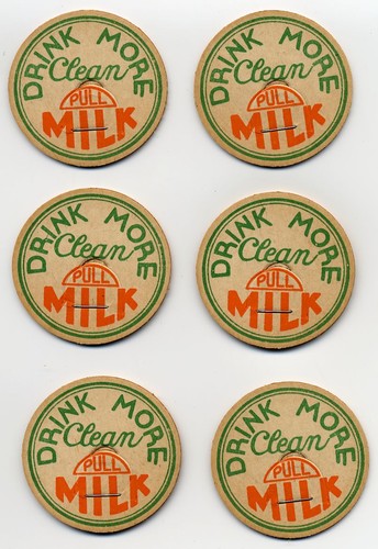 Vintage milk caps drink - 6,