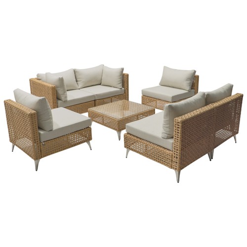 7pcs wicker patio furniture - wicker,