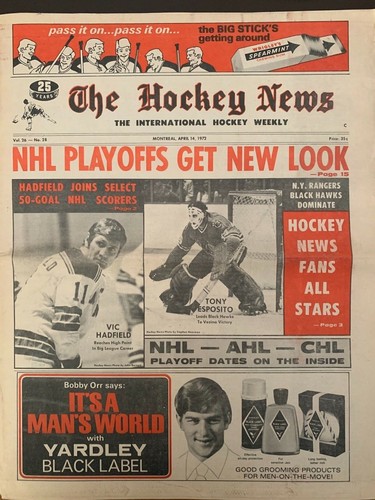 1972 the hockey - hockey, news