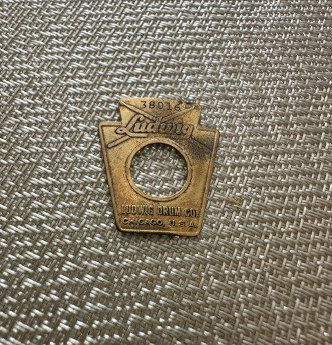 Ludwig keystone drum badge - keystone,