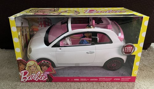 Barbie fiat 500 white - barbie,