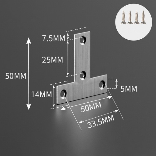 Stainless steel angle brackets - stainless,