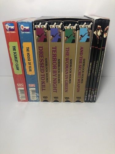 Sherlock holmes vhs - holmes, lot