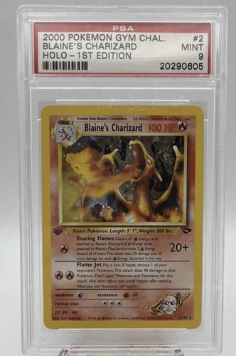 Blaine charizard 132 - blaine's,