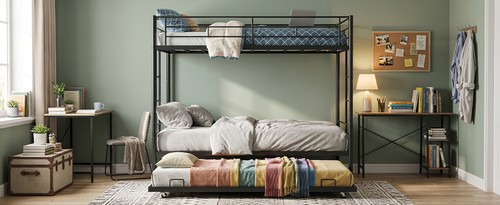 Space saving twin bunk - space-saving,