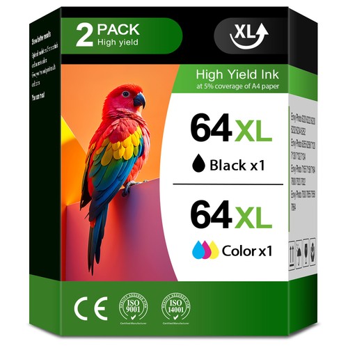 64xl ink cartridges for - for, hp