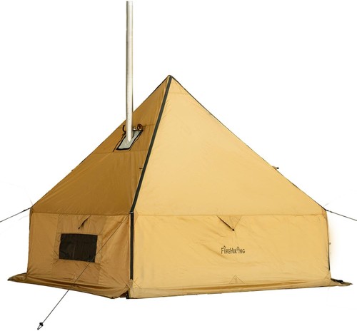 Camping hot tent with stove - camping,