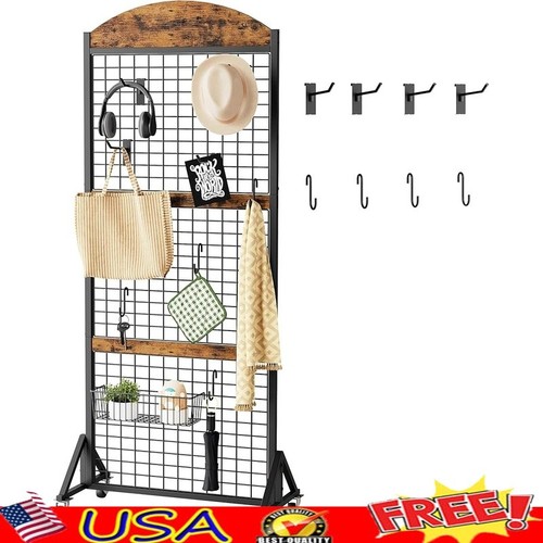 Mobile grid display rack - grid,