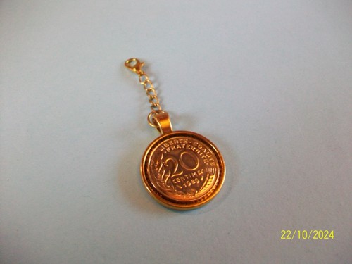 Twenty centime coin - twenty,