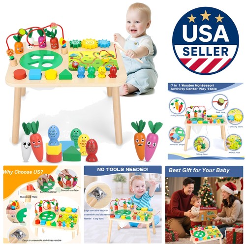 Wooden activity table - activity,