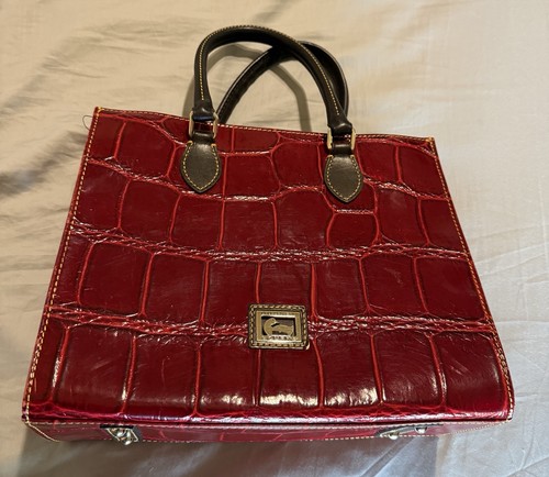 Dooney bourke vintage red croc - vintage,
