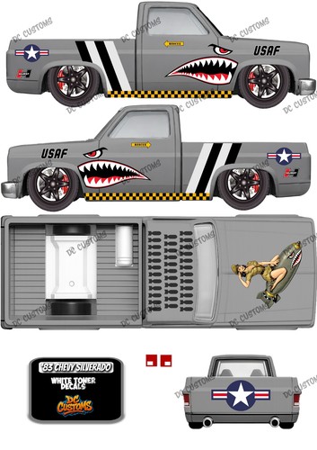 Chevy silverado white - silverado, (white