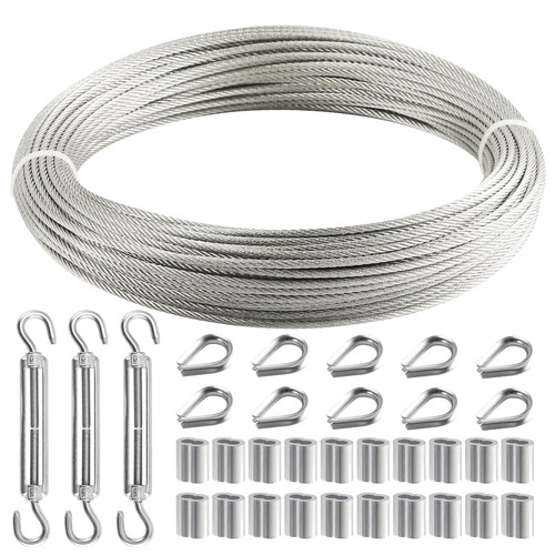 Inch wire rope - inch, 120ft