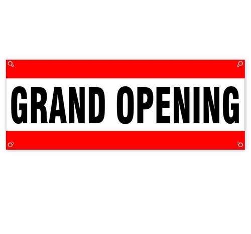 Grand opening clearance banner - clearance,