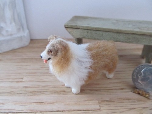 Artisan dog furred sculpted - artisan,
