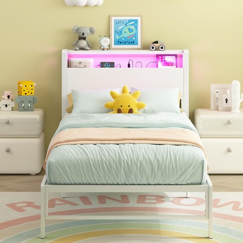 Twin bed frames with wood - twin,