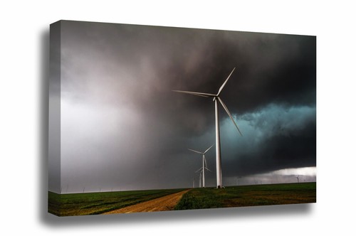 Wind farm canvas texas - wind, canvas:
