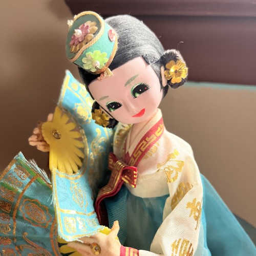 Vintage korean traditional fan - vintage,