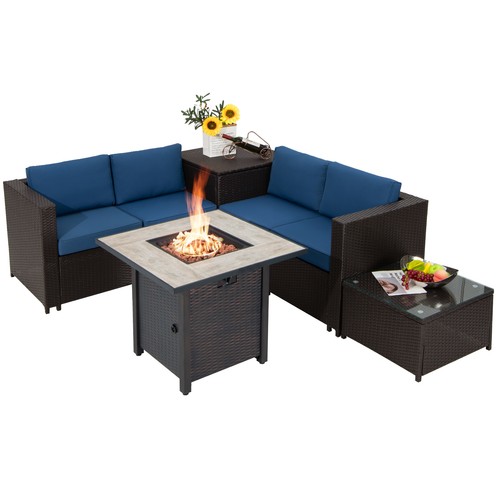Patio pcs rattan furniture - 5,