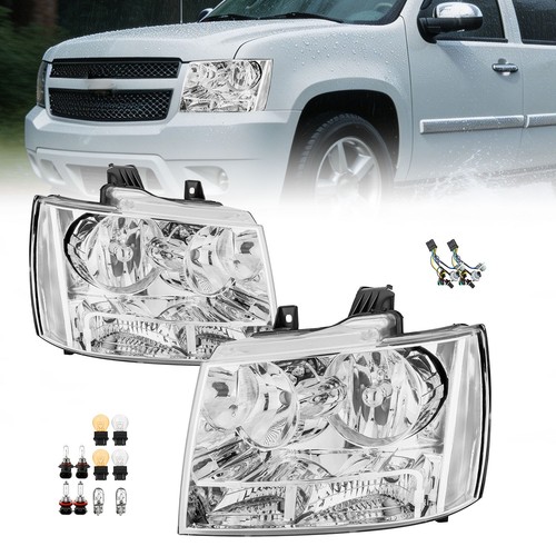 Chrome white side - chrome, headlights