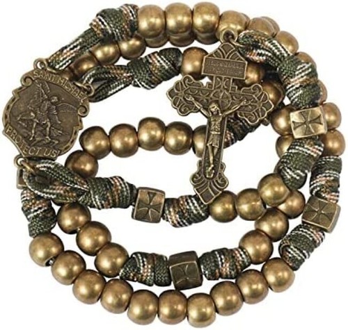Michael paracord rosary - st.,