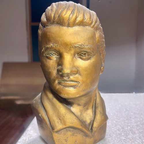 Vintage gilded gold elvis - gilded,