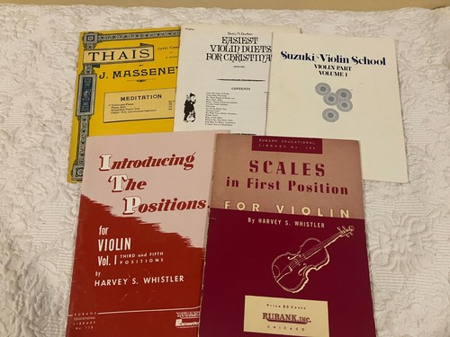 Lot book for violin - lot, 5