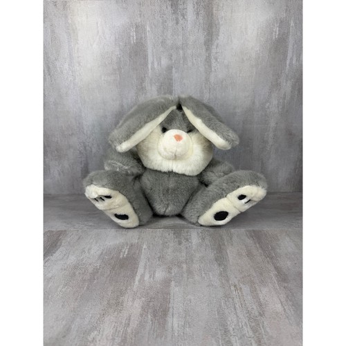 Vintage mervyns grey bunny - grey,