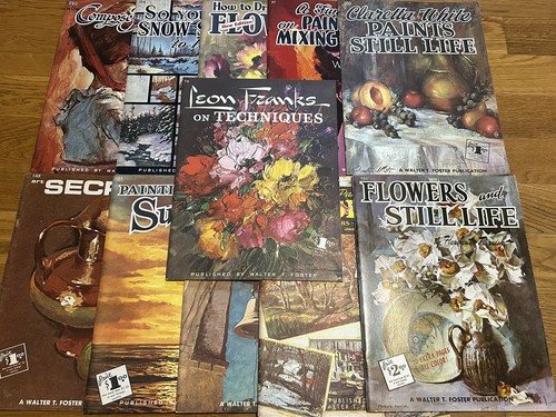 Eleven walter foster - art, books