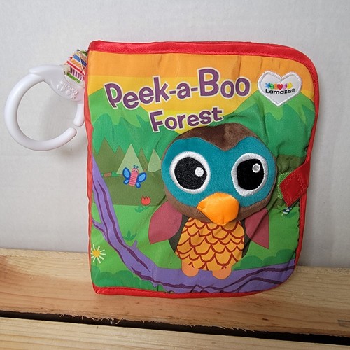 Lamaze peek boo forest cloth - peek-a-boo,