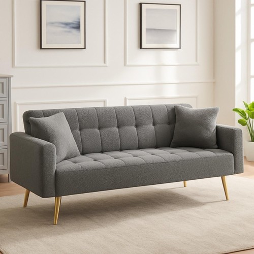 Modern teddy futon - 71",