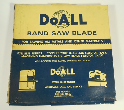Doall band saw - band, 125"