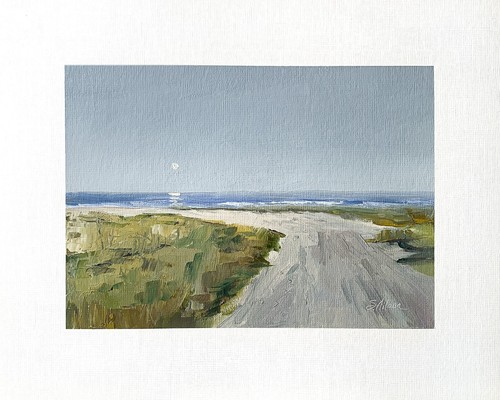 8x10 original oil seascape - original,