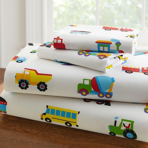 Twin boys microfiber sheet set - boys,