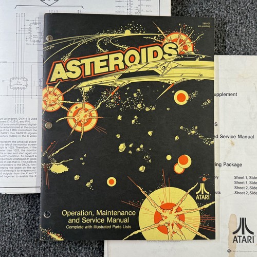 Atari asteroids arcade video - atari,