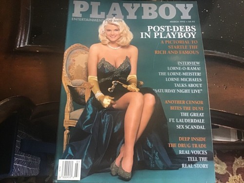 Playboy magazine march 1992 - march,