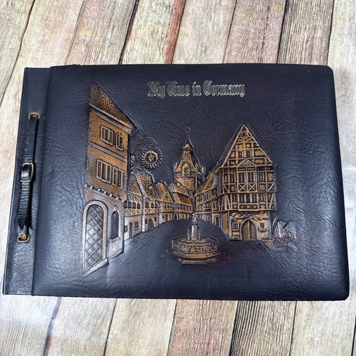 Vintage leather bound time - leather,