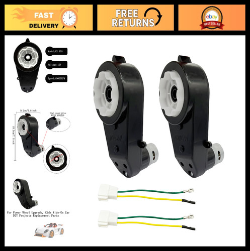 2pcs electric motor gearbox - 2pcs,