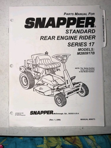 Snapper standard rear - snapper,