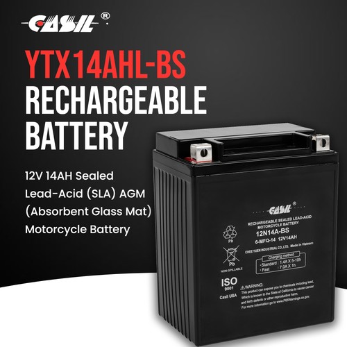 Ytx14ahl motorcycle battery - ytx14ahl,