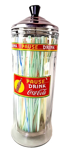 Coca cola straw dispenser - coca,